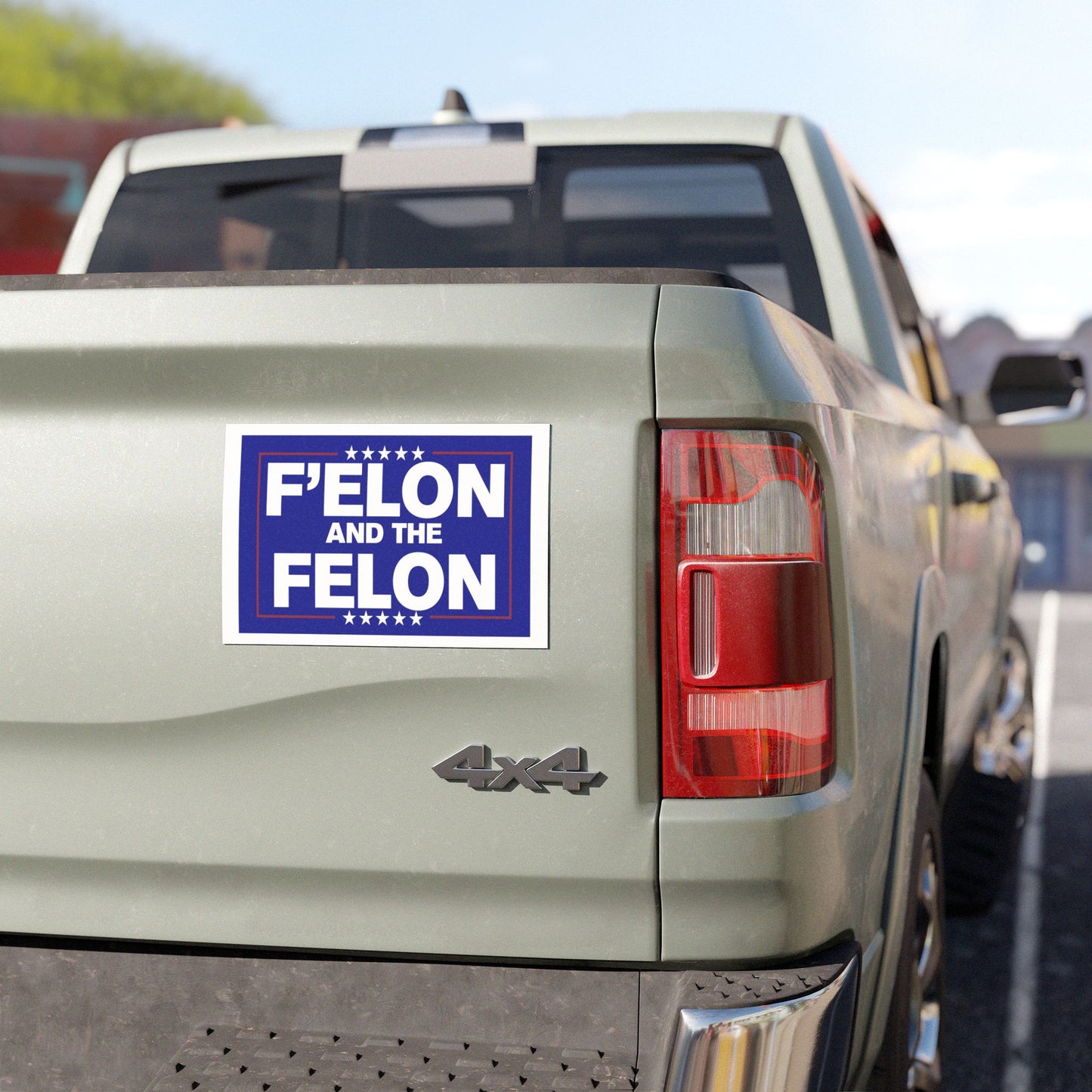 F'elon and the Felon Car Magnet